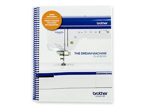 5 x 14 embroidery area. . Brother dream machine playbook for sale